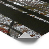 Foggy Herfst in Pennsylvania Autumn Natuur Poster (Hoek)