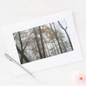 Foggy Herfst in Pennsylvania Autumn Natuur Rechthoekige Sticker (Envelop)