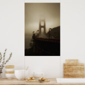 Foggy in de hele baai poster (Keuken)