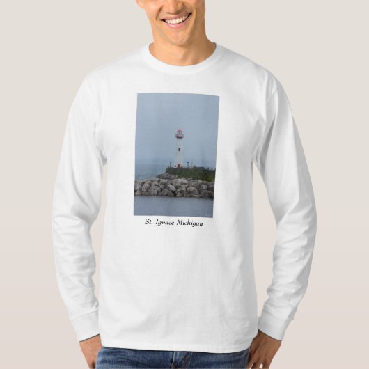 Foggy in Wawatam T-shirt (Voorkant)
