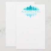 Foggy Lake Stationery Briefpapier (Voorkant / Achterkant)