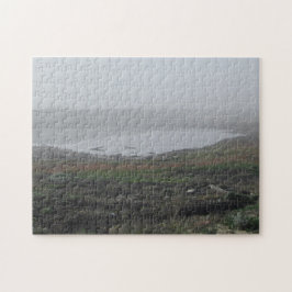 Foggy Landscape Inlet Pool California West Coast Legpuzzel
