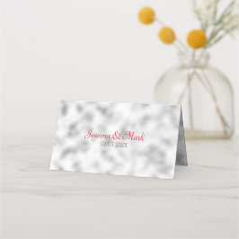 Foggy Light Grey Glass Patroon Plaatskaartje