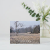 Foggy Meadow Briefkaart (Staand voorkant)