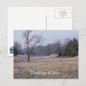 Foggy Meadow Briefkaart (Voorkant / Achterkant)