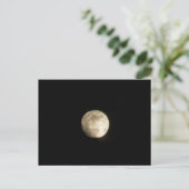 Foggy Moon Briefkaart (Staand voorkant)