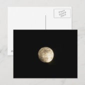Foggy Moon Briefkaart (Voorkant / Achterkant)