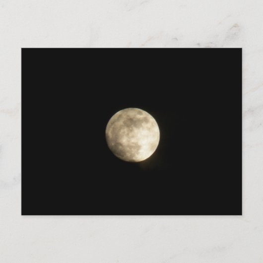 Foggy Moon Briefkaart (Voorkant)
