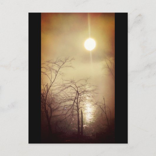 Foggy Morning Briefkaart (Voorkant)