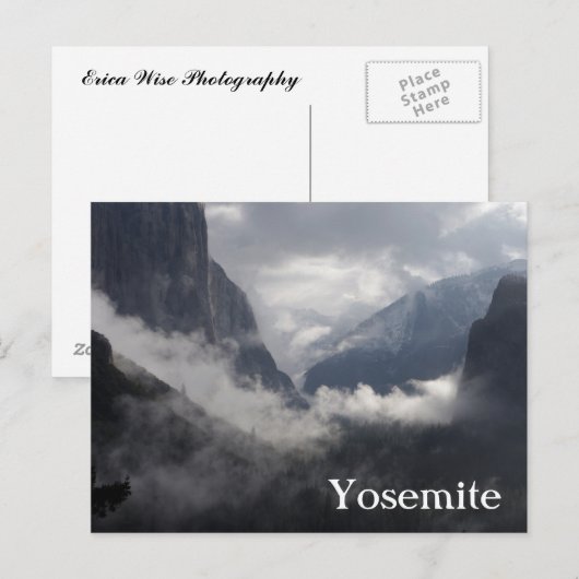 Foggy Morning Briefkaart (Voorkant / Achterkant)