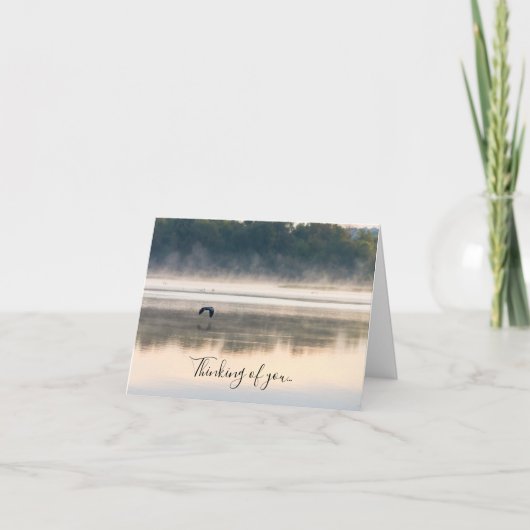 Foggy Morning Flight Denking You Kaart (Voorkant)