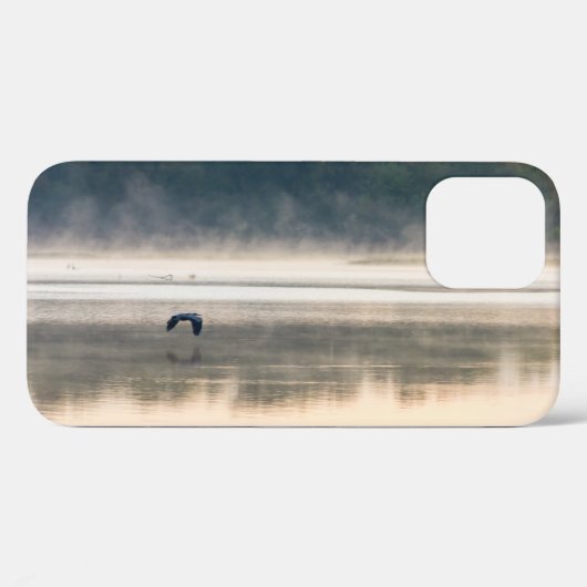 Foggy Morning Flight iPhone Case (Achterkant (horizontaal))