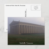 Foggy Morning in Centennial Park Briefkaart (Voorkant / Achterkant)