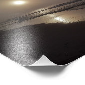 Foggy Morning op het strand Foto afdrukken (Hoek)