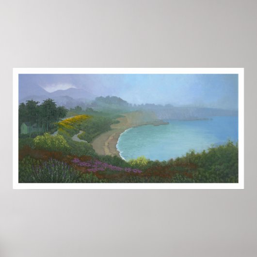 Foggy Morning over de 'Bluffs' Poster (Voorkant)