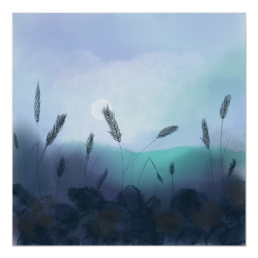 Foggy morning  perfect poster (Voorkant)