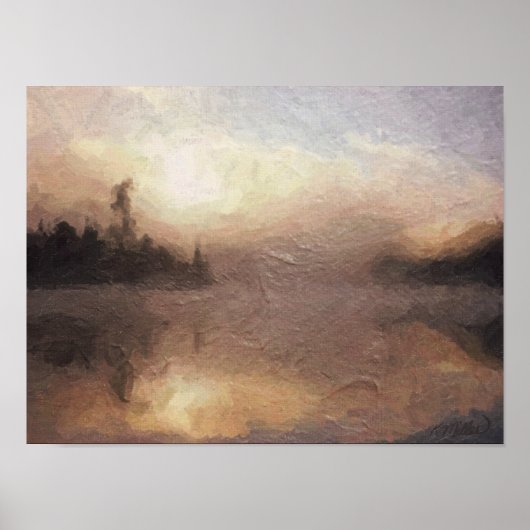 Foggy Morning Poster (Voorkant)