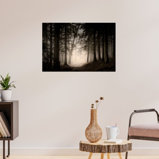 Foggy Morning Rushmere Country Park (0840) Poster (Woonkamer 3)