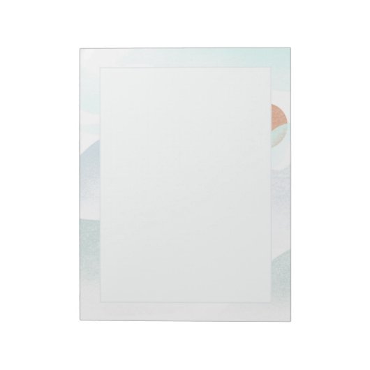 Foggy Mountain Uitzicht Notitieblok (Linkerzijde)