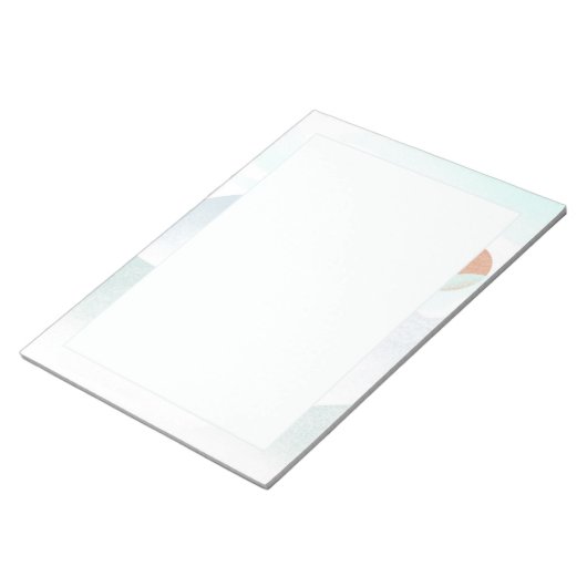 Foggy Mountain Uitzicht Notitieblok (Schuin)