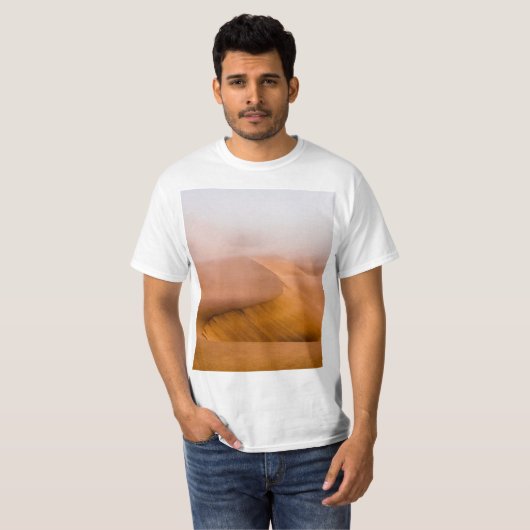 Foggy Namib Desert T-shirt (Voorkant volledig)