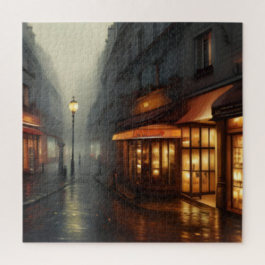 Foggy Night in the Book Seller's Shop Legpuzzel (Verticaal)