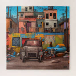 Foggy Night in the Book Seller's Shop Legpuzzel