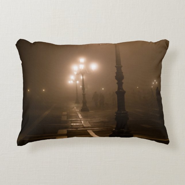 Foggy Piazza San Marco, Venetië Accent Kussen (Voorkant)
