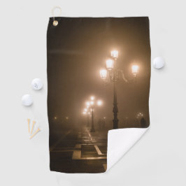 Foggy Piazza San Marco, Venetië Golfhanddoek