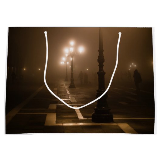 Foggy Piazza San Marco, Venetië Groot Cadeauzakje (Voorkant)