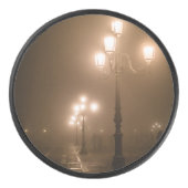 Foggy Piazza San Marco, Venetië Hockey Puck (Voorkant)