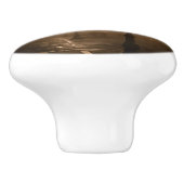 Foggy Piazza San Marco, Venetië Keramische Knop (Zijkant)