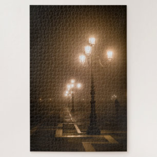 Foggy Piazza San Marco, Venetië Legpuzzel