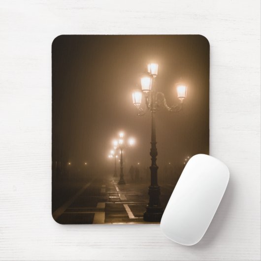 Foggy Piazza San Marco, Venetië Muismat (Met muis)