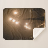 Foggy Piazza San Marco, Venetië Sherpa Deken (Voorkant (horizontaal))