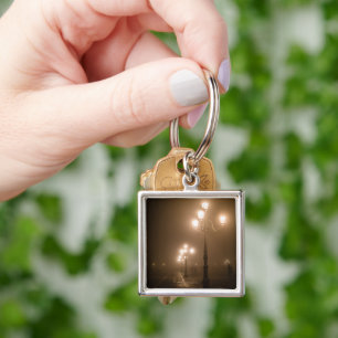 Foggy Piazza San Marco, Venetië Sleutelhanger