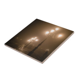 Foggy Piazza San Marco, Venetië Tegeltje