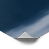 Foggy River Soča in zonsopgang Poster (Hoek)