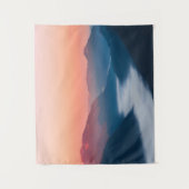 Foggy River Soča in zonsopgang Wandkleed (Voorkant)