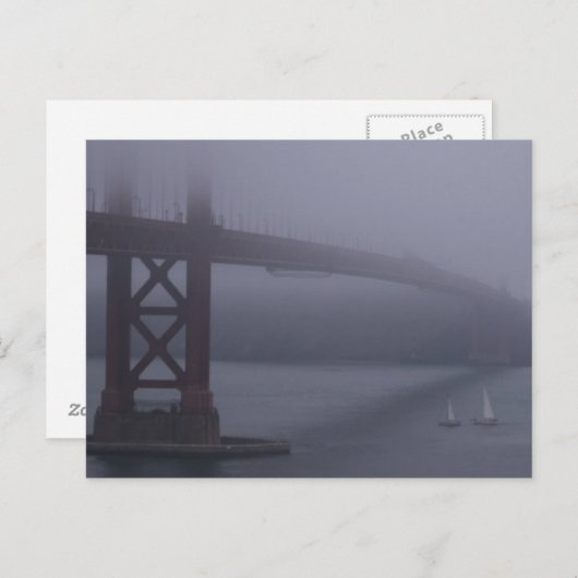 FOGGY SAN FRANCISCO BRIEFKAART (Voorkant / Achterkant)