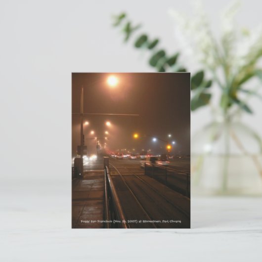 Foggy San Francisco... Briefkaart (Staand voorkant)