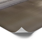 Foggy Santa Cruz wharf Poster (Hoek)