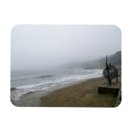 Foggy Scarborough Beach Magneet