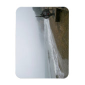 Foggy Scarborough Beach Magneet (Verticaal)
