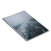 Foggy Shoreline Ocean Waves Notitieboek (Rechterzijde)