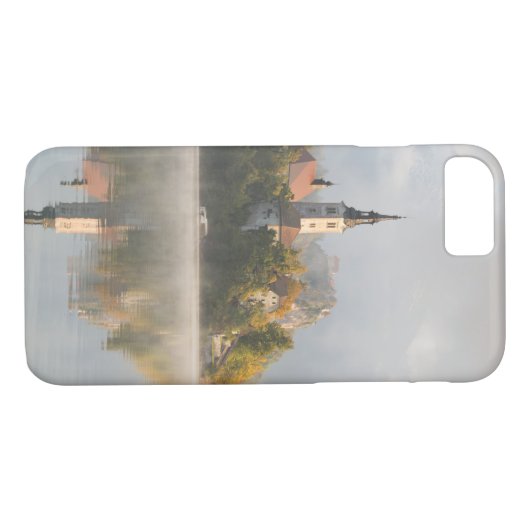 Foggy sunrise Lake Bled iPhone 7 hoesje (Achterkant (Horizontaal))