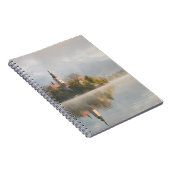 Foggy sunrise Lake Bled notebook Notitieboek (Rechterzijde)