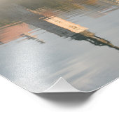 Foggy sunrise Lake Bled verticale afdruk (Hoek)