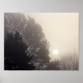 Foggy Sunrise Poster (Voorkant)
