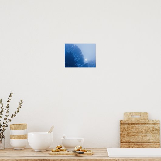 Foggy Sunrise Poster (Keuken)